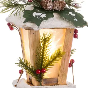Lampada da terra in legno BigBuy Home 13x13x60 cm image-1