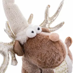 Decorative deer figurine BigBuy Home 35x20x61 cm image-2