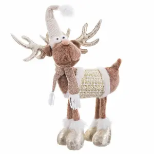 Decorative deer figurine BigBuy Home 35x20x61 cm image-0