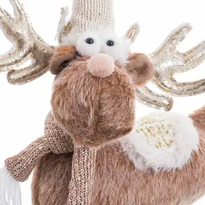 Decorative deer figurine BigBuy Home 22x20x40 cm image-2