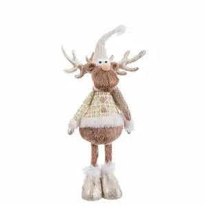 Decorative deer figurine BigBuy Home 20x14x58 cm image-1