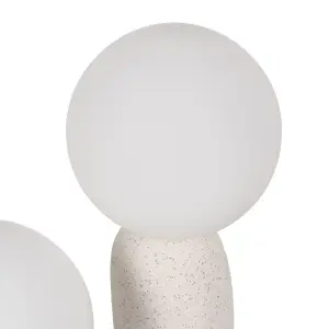 Lampada da scrivania in ceramica e vetro BigBuy Home 50 W 240 V 220-240 V 20x11x31 cm image-2