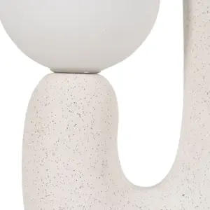 Lampada da scrivania in ceramica e vetro BigBuy Home 50 W 240 V 220-240 V 20x11x31 cm image-3
