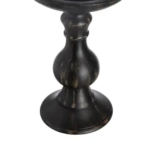 Wood and glass candle holder BigBuy Home 18x18x47 cm image-6
