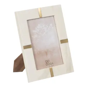 Cornice per foto in resina rame BigBuy Home 13x18 cm 17,5x1,5x22 cm image-0