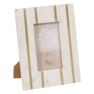 Ramar i koppar marmor BigBuy Home 10x15 cm 19x1,5x24 cm image-0
