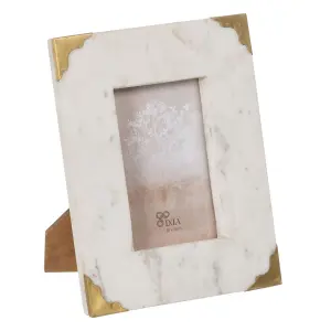 Ramar i koppar marmor BigBuy Home 10x15 cm 19x1,5x24 cm image-0