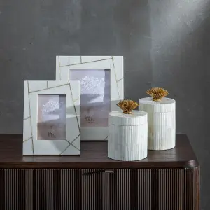 Rámeček na fotografie z mědi a pryskyřice BigBuy Home 10x15 cm 17x1,5x22 cm image-1