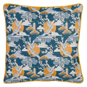 Cuscino a forma di airone BigBuy Home 60x10x60 cm image-0