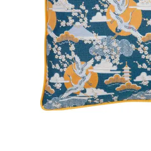 Cuscino a forma di airone BigBuy Home 60x10x60 cm image-1