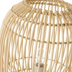 Bureau lamp van rotan metaal BigBuy Home 40 W 220-240 V 23x23x31 image-4