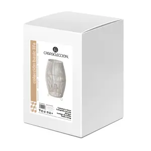 Bureau lampe i metal og bambus BigBuy Home 40 W 220-240 V 17x17x29 cm image-2