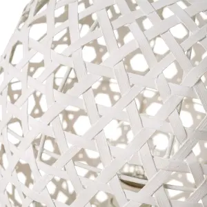 Lampada da scrivania in metallo bambù BigBuy Home 40 W 220-240 V 20x20x23 cm image-4