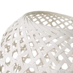 Lampada da scrivania in metallo bambù BigBuy Home 40 W 220-240 V 20x20x23 cm image-3