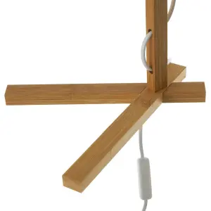 Lampa biurkowa z bambusa BigBuy Home image-4