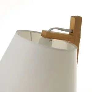 Lampa biurkowa z bambusa BigBuy Home image-3