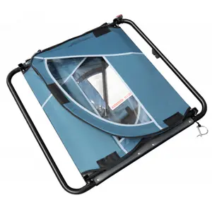 Reboque em aço série 100 índigo + iluminação, bandeja de plástico, jantes Bike Original image-3