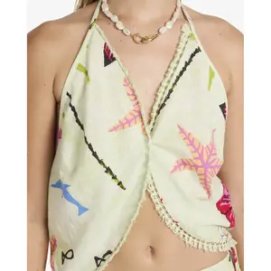 Women's tank top Billabong Lottie Hall Palm Tree image-4