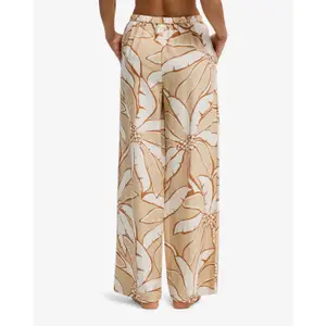Women's Elasticated Wide Leg Trousers Billabong Tropic Breeze image-4