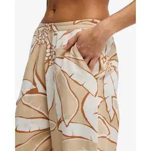 Women's Elasticated Wide Leg Trousers Billabong Tropic Breeze image-5