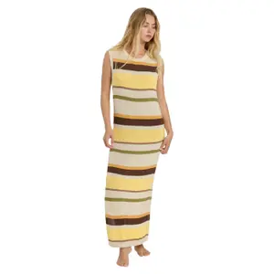 Long Knit High Collar Dress Women Billabong Those Days Midi image-0