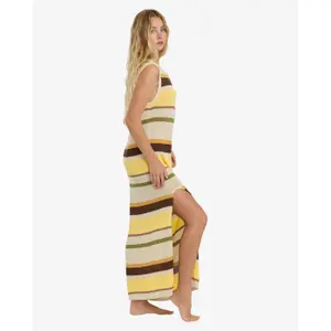 Long Knit High Collar Dress Women Billabong Those Days Midi image-2