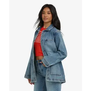 Casaco de ganga feminino Billabong Denim image-4