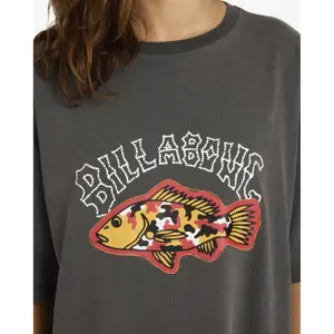 Women's oversized T-shirt Billabong Otis Mangrove Fisho image-5