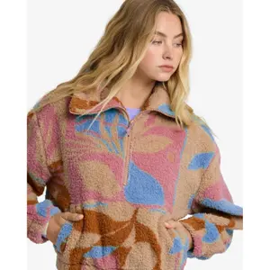 Women's 1/2 zip fleece Billabong Barra image-3