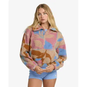 Women's 1/2 zip fleece Billabong Barra image-4