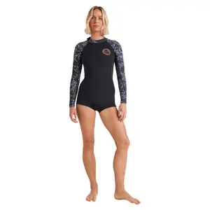 Shorty våddragt til kvinder Billabong 2/2 Spring Fever Natural Back-Zip image-1
