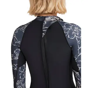 Shorty våddragt til kvinder Billabong 2/2 Spring Fever Natural Back-Zip image-5