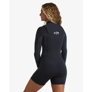 Shorty våddragt til kvinder Billabong 2/2 Synergy Natural Front-Zip image-4