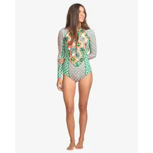 Γυναικείο wetsuit για σερφ Billabong 2/2 Mamiwata Spring Front-Zip image-1