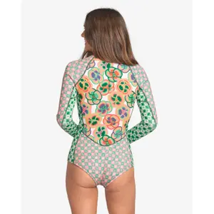 Γυναικείο wetsuit για σερφ Billabong 2/2 Mamiwata Spring Front-Zip image-2