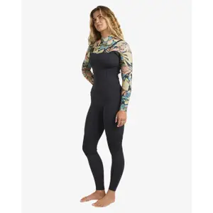 Női teljes overall Billabong Salty Dayz Natural 3/2 Less-Zip image-3