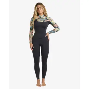 Női teljes overall Billabong Salty Dayz Natural 3/2 Less-Zip image-4