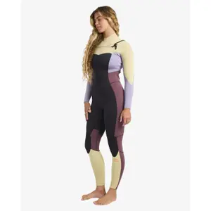 Women's jumpsuit Billabong Synergy Natural 3/2 Less-Zip image-3