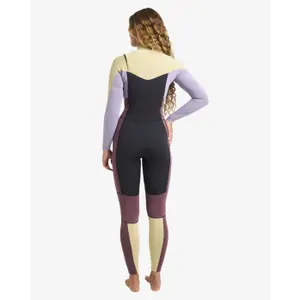 Helkroppsdräkt för kvinnor Billabong Synergy Natural 4/3 Less-Zip image-2
