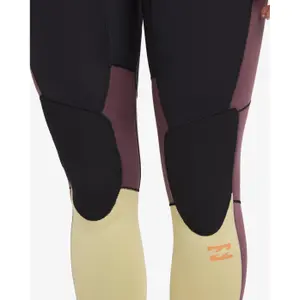 Helkroppsdräkt för kvinnor Billabong Synergy Natural 4/3 Less-Zip image-5