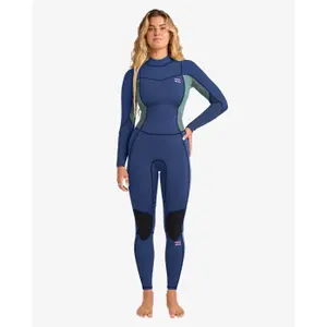 Helkropsdragt til kvinder Billabong Synergy 3/2 Back-Zip image-0