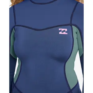 Helkropsdragt til kvinder Billabong Synergy 3/2 Back-Zip image-2