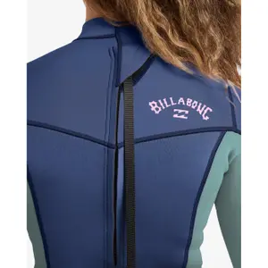 Helkropsdragt til kvinder Billabong Synergy 3/2 Back-Zip image-3
