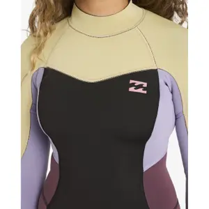 Helkroppsdräkt för kvinnor Billabong Synergy 4/3 Back-Zip image-4