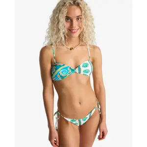 Women's bandeau swimsuit top Billabong Salty Waves image-0