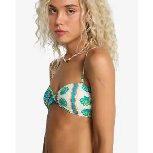 Women's bandeau swimsuit top Billabong Salty Waves image-4