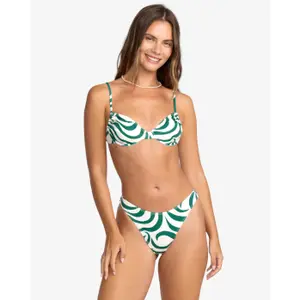 Top til svømmedragt til kvinder Billabong All The Waves Talia Uwire image-0