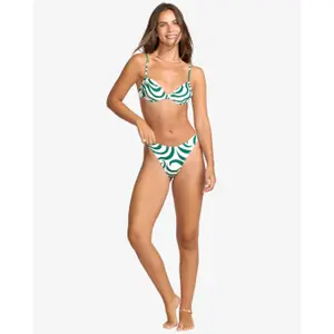 Top til svømmedragt til kvinder Billabong All The Waves Talia Uwire image-1