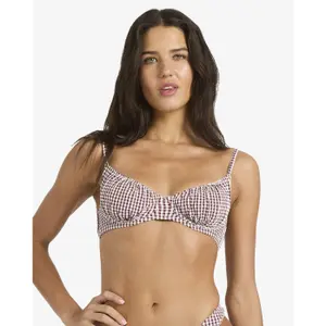 Γυναικείο μπικίνι τοπ Billabong Mini Wave Check Char Uwire image-1