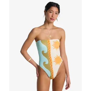 Women's 1-piece swimsuit Billabong Sunblind Tully HI image-1